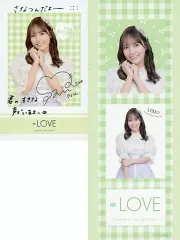 【中古】グッズセット 諸橋沙夏 コメント入りフォトカード＆ステッカーセット 「エンタメくじ イコールラブ(=LOVE)くじ」 E賞