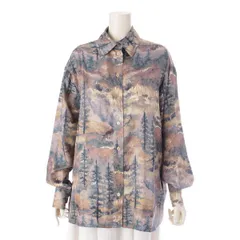 極美品♡グッチ　シルク ボウタイ シャツワンピース　リボン　花柄　金ボタン 1234112130013.jpg