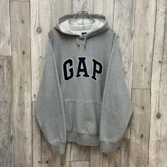 OLD GAP 90s ギャップ ワッペン スウェット パーカー M