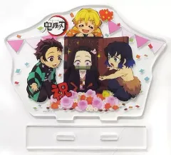 【中古】アクリルスタンド・アクリルパネル 集合 アクリルスタンド 「鬼滅の刃×ufotable cafe 竈門禰豆子誕生祭2020」