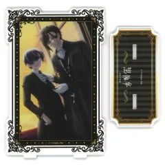 【中古】アクリルスタンド・アクリルパネル セバスチャン・ミカエリス＆シエル・ファントムハイヴ 背景付きアクリルスタンド 「黒執事 -寄宿学校編-」 ファミリーマート限定