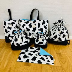 [受注生産]入園・入学６点セット【ブルー】製作1〜3週間