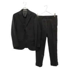 MACKINTOSH PHILOSOPHY (マッキントッシュフィロソフィー) TROTTER トロッター セットアップスーツ ノッチドラペル テーラードジャケット スラックスパンツ ブラック H1E20-300-09のサムネイル
