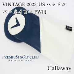 新品 キャロウェイ VINTAGE ヘッドカバー ネイビー FW フェアウェイウッド用 2025年継続 日本未発売USモデル！ [8712]