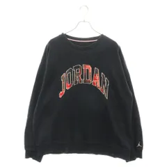 JORDAN BRAND (ジョーダンブランド) ロゴワッペン クルーネック スウェット トレーナー ブラック DV1576-010のサムネイル