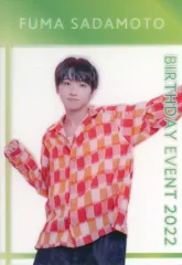 【中古】キャラカード 定本楓馬(衣装:オレンジ) クリアカード 「定本楓馬 BIRTHDAY EVENT 2022」 2部参加特典