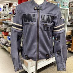 中古品/DUHAN  メッシュライダースジャケット　Lサイズ