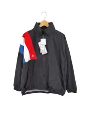 ルコックスポルティフ◆レディース ウインドジャケット フルジップ 裏地メッシュ ブラック