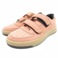 アクネ ストゥディオズ Acne Studios 18ss steffey nubuk ベルクロスニーカー シューズ ローカット スウェード ガムソール ピンク 38 約25cm 0624のサムネイル