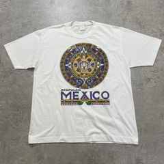 90s.スーベニアTシャツ メキシコ ホワイト L シングルステッチ【ST146】