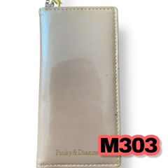 Pinky＆Dianne(ピンキーダイアン)　カードケース　薄いベージュ色×ピンク色　レディースカードケース　管理M303