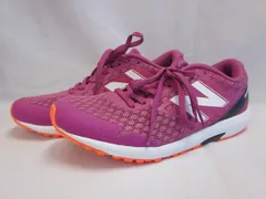 ジュニア ランニングシューズ  子供靴 ニューバランス NewBalance NB HANZO J ハンゾー ジュニア ひも靴 レーシングモデル  YPHANZ   パープル　24.0㎝