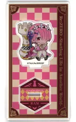 【中古】アクリルスタンド・アクリルパネル ラム 「Re：ゼロから始める異世界生活 ミニアクリルスタンド」 ローソン・＠Loppi・HMV＆BOOKS online限定