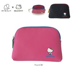 mywalit KITTY ハローキティ コインケース Pouch M キティちゃん コラボ レザー 小銭入れ 牛革 カーフ キーケース MY1379 かわいい マイウォリット