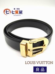 【良品】LOUIS VUITTON ルイヴィトン エピ サンチュール クラシック ブラック×ゴールド金具 ベルト 110 /44 M6832