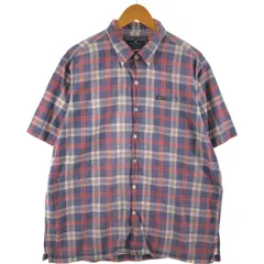 古着 90年代 ラルフローレン Ralph Lauren POLO SPORT ポロスポーツ 半袖 ボタンダウン チェックシャツ ボックスシャツ/eaa532294