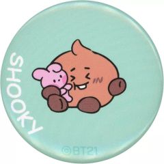 [중고] 배지·핀즈 SHOOKY(슈가) 오리지널 신작 캔 배지 [패밀리 마트×BT21 캠페인] 2021년 8월 대상 상품 구입 특전