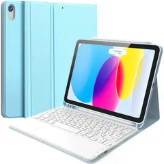 【人気商品】第10世代 キーボード ipad iPad 2022モデル 10.9インチキーボード付きケース タッチパッド付き JIS基準日本語配列 2台デバイスマルチペアリング ipad for 10世代 ケース キーボード 脱着式 多角度調整 ペンシルホルダ