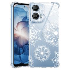 【人気商品】米軍MIL規格取得 指紋防止 Moto Moto G24 G24 用 カバー 用 衝撃吸収 tpu 滑り止め カメラ保護 薄型 携帯カバー スリム 黄変防止 防塵 クリア透明 かわいい おしゃれ 携帯カバー 花 耐衝撃 D636-mto ケース g