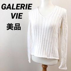 【美品】 ギャルリーヴィー カシミヤ100% タートル ニット ボーダー 美品】 ギャルリーヴィー カシミヤ100% タートル ニット ボーダー