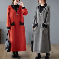 大きいサイズ レディース 秋　冬 ロング　ワンピース　新品　春