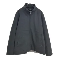 Calvin klein カルバンクライン スタンドカラー ウールジャケット グレー(メンズ L)中古 古着 V1781