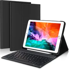 【在庫処分】ケース 10.2インチ 第8世代 第7世代 キーボード キーボード 耐衝撃ワイヤレス bluetooth 第9世代 キーボード iPad Air3/Pro iPad 10.5 脱着式 多角度調整 [2024年昇級版] オートスリープ機能付き Pen