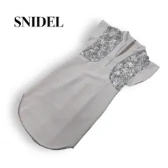 【古着】　SNIDEL　レースドッキングワンピース　サイズ0