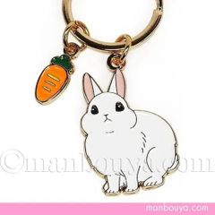 うさぎ グッズ 動物 キーホルダー おしゃれ 金属 アニマル キーリング ウサギ ワールド商事