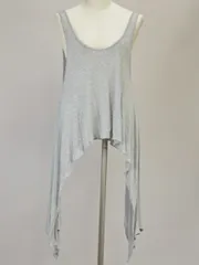 エムエムシックス メゾンマルジェラ MM6 Maison Margiela タンクトップ Lサイズ グレー レディース e_u F-S4490のサムネイル
