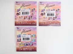 3点セット 小柳ロウ くじスクエア にじさんじHEROES海の家くじ 缶バッジ＆ダイカットステッカー/SNS風クリアカード