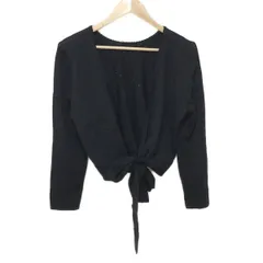 FOXEY(フォクシー) カーディガン サイズ40 M レディース美品  - 黒 長袖/ラインストーン