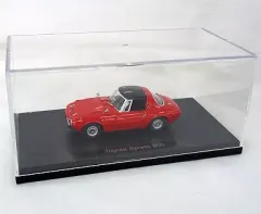 【中古】ミニカー 1/43 トヨタ スポーツ800 レッド [44801]のサムネイル