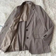 ユニクロ　Uniqlo   テーラードジャケット   千鳥格子　L