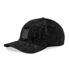 1 LOEWE ロエベ K820358X27 1100 ブラック キャップ 帽子 ロゴパッチ 男女兼用