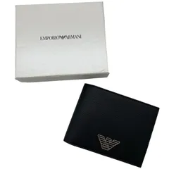 ▽【未使用品】EMPORIO ARMANI/エンポリオアルマーニ 二つ折り財布