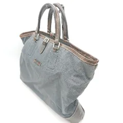 ■ Θ Daniel&Bob ブランドロゴ入り トートバッグ ネイビー ブラウン系 メンズ E  【1503050047326】