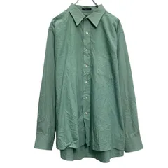 CHAPS 無地シャツ チャップス XL~ グリーン シンプル ビッグサイズ 古着卸 アメリカ仕入 a701-7481のサムネイル