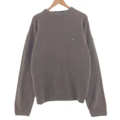 古着 90年代 ラルフローレン Ralph Lauren CHAPS チャップス ヘリンボーン コットンニットセーター メンズXXL ヴィンテージ/taa001540