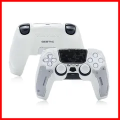 【即発送】ギフト-先遣隊(8pcsセット) 誕生日 記念日 (ホワイト) プレゼント 男の子 彼女 彼氏 カッコいい PS5保護カバー ほこり防止 滑り止め 簡単装着 耐衝撃 保護ケース 保護カバー シール付け PS5コントローラーカバー PS5コントローラー