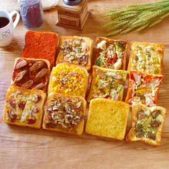 忙しい朝にピッタリ！朝食専門店の冷凍パン詰め合わせセット(12個入り)のサムネイル