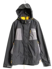 【お得なクーポン配布中!】 ノースフェイス HYVENT マウンテンパーカー ジャケット メンズ M / The North Face アウトドア ナイロン マンパ ブルゾン ツートン グレー