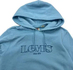 LEVIS ☆ 爽やかなカラー◎ ライトブルー スウェット プルオーバー パーカー S アメカジ ストリート デイリーユース リーバイス■S2372