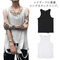 y2k grunge mcbling punk お兄系 プリントタンクトップ 00s mcbling grunge y2k アシンメトリー タンクトップ - メルカリ