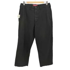 ピスタグ　無地　黒【美品】シュプリーム　チノパン　ブラック　ML相当 Yahoo!オークション -「supreme chino pant」の落札相場・落札価格