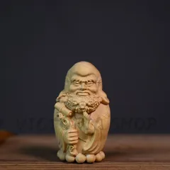 一刀彫 木彫 達磨大師 23cm 置物 i-img800x800-