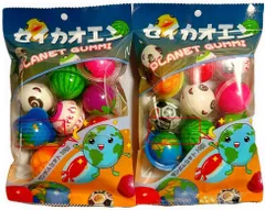 セイカオエン 地球グミ グミ 詰め合わせ 個包装 お菓子 詰め合わせ 御菓子 ランダムセット 目玉グミ、いちごグミなど (2０個セット)