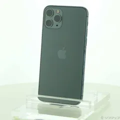 〔中古品〕 iPhone11 Pro 256GB ミッドナイトグリーン MWCC2J／A SIMフリー【348】