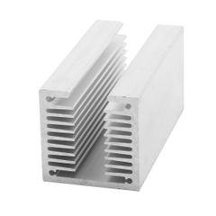 【在庫処分】アルミニウム製 ヒートシンク シルバートーン 80mm x 40mm uxcell x 40mm 1個入り