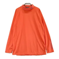 サイズ：LL LE COQ GOLF ルコックゴルフ  長袖ハイネックTシャツ  オレンジ系 [240101420608] ゴルフウェア メンズ ストスト